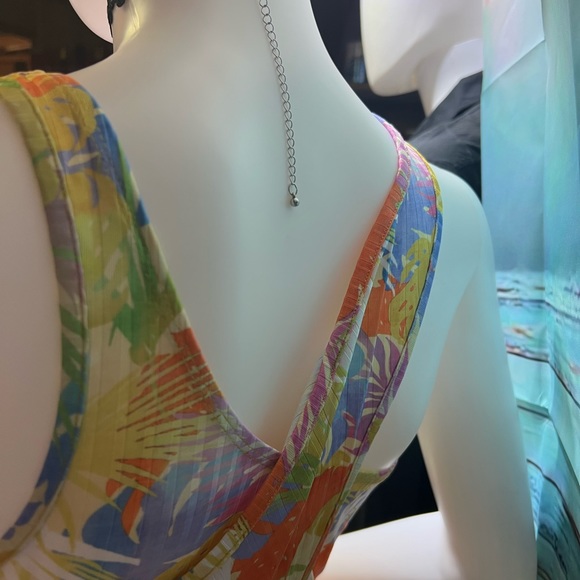 Belted Tropical Leaf Cutout Bodycon Mini Dress *NEW* - Picture 4 of 6